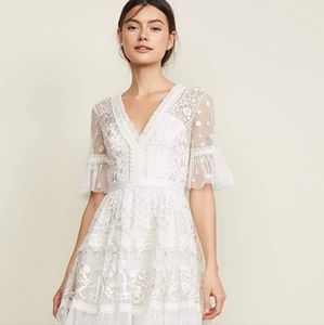 Needle and Thread Ivory Midsummer Lace Dress